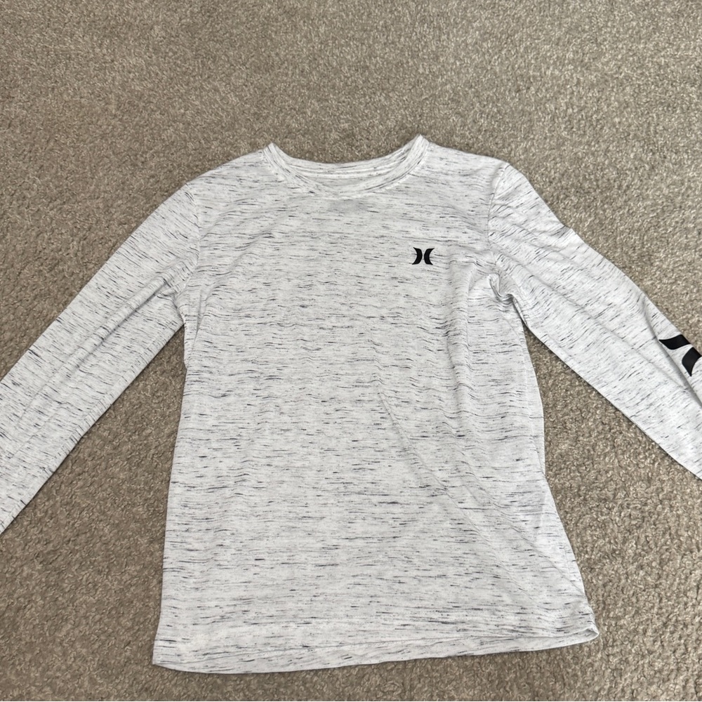 Hurley Kids Long Sleeve Shirt - Gray
